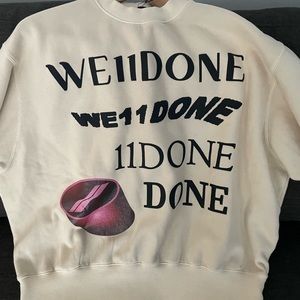 We11done crewneck sweater Brand New with Tag